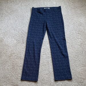 Navy Women’s Patterned Pants